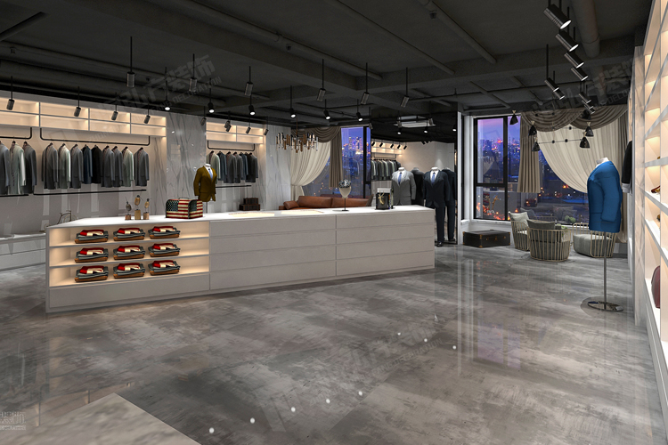 南京商业空间装修设计---服装店装修灯光与整体(图3) 南京商业空间装修设计---服装店装修灯光与整体(图3)