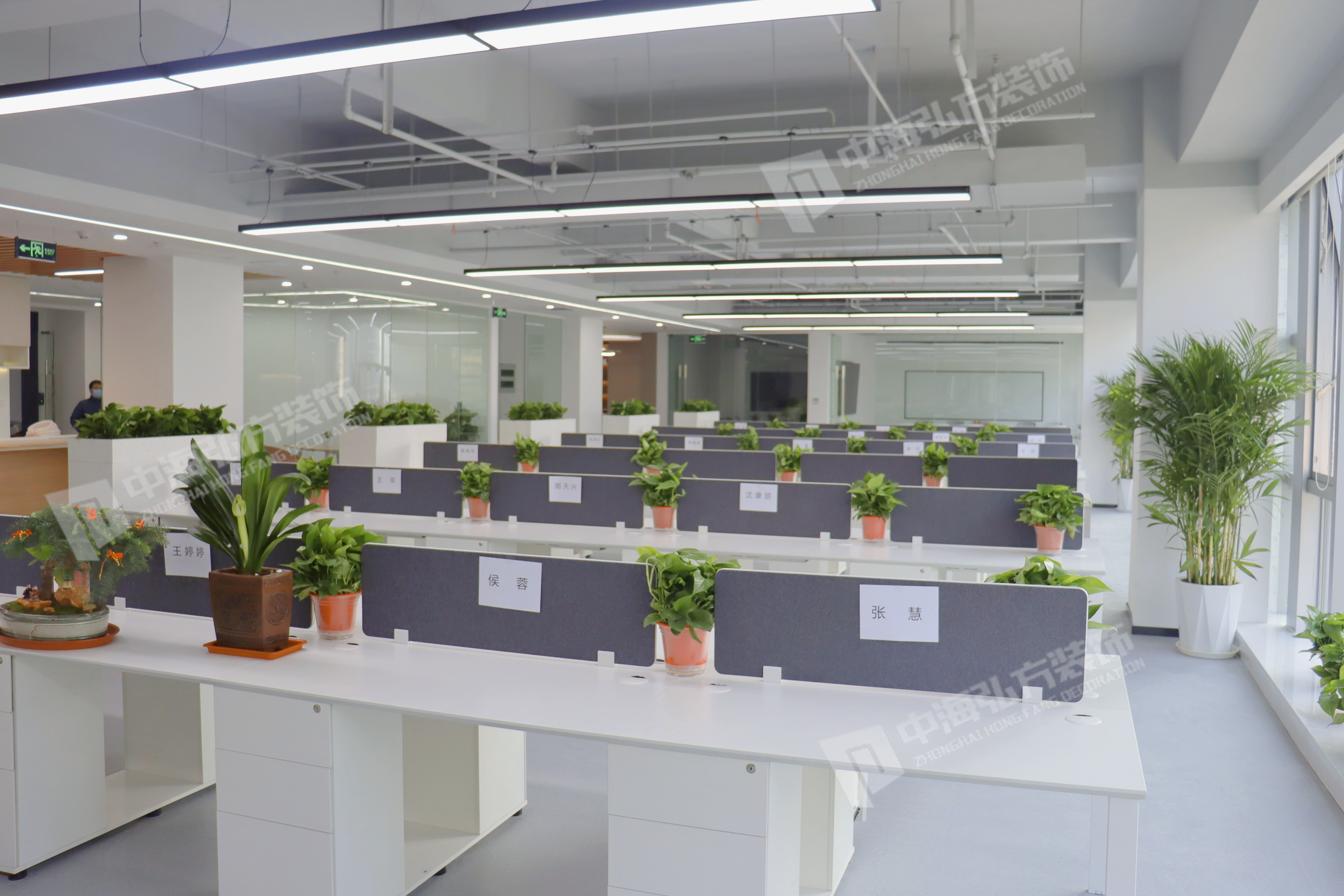 禾蓁家居科技办公室装修实图(图8)