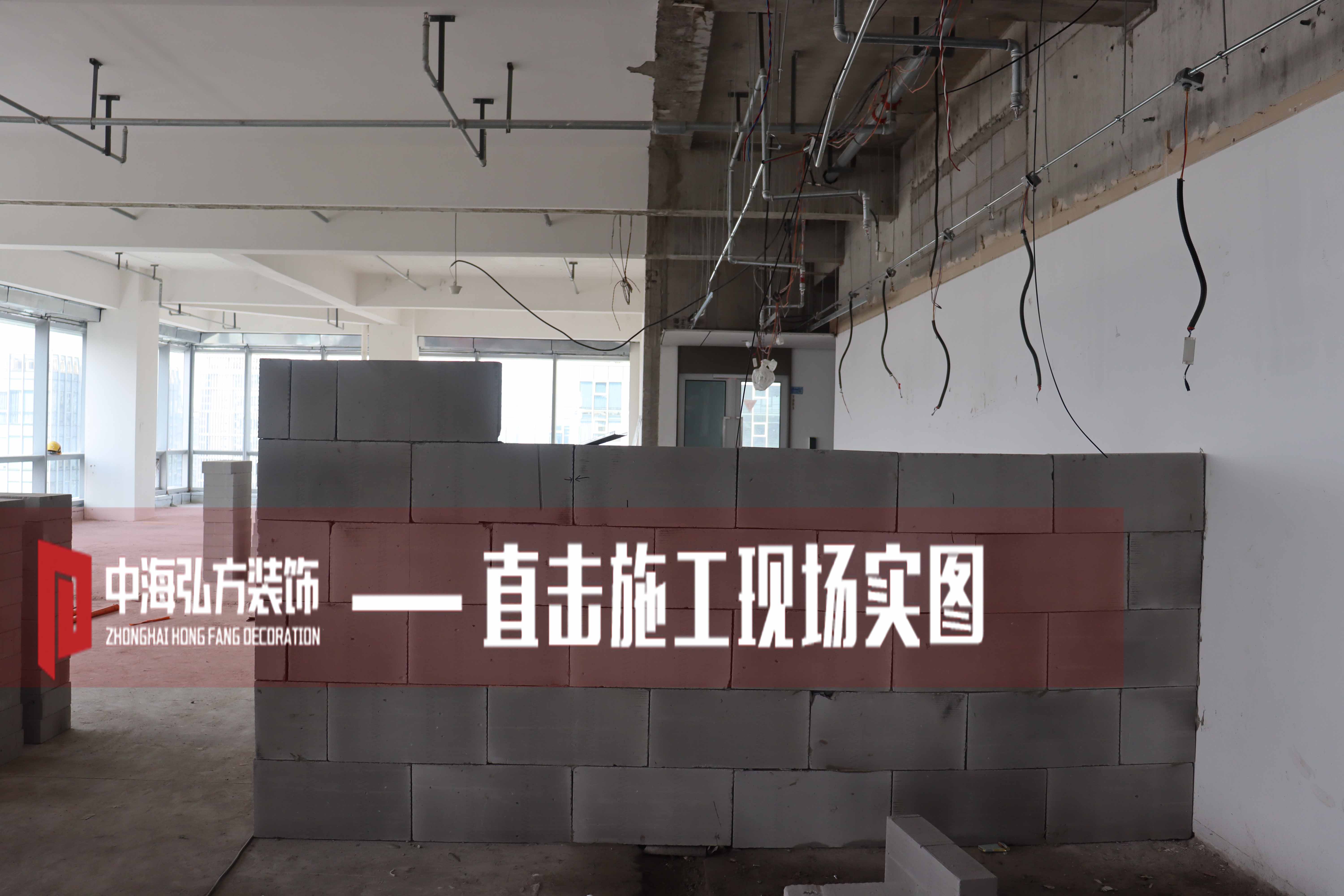办公室装修施工巡检，多个项目施工进行中(图1)