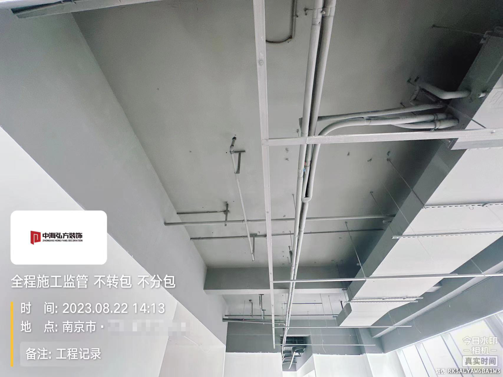 南京**电子办公室装修施工巡检（2）(图11)